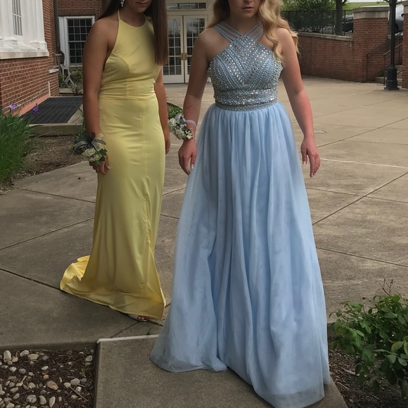 Macy's Blue Prom Dress